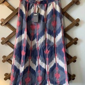 Reformation Vintage Inspired Ikat Taza Skirt Size